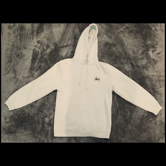 BASIC STÜSSY HOODIE PIGMENT DYED (Color: "Natural," Off-White) - Size: Medium - Picture 5 of 12
